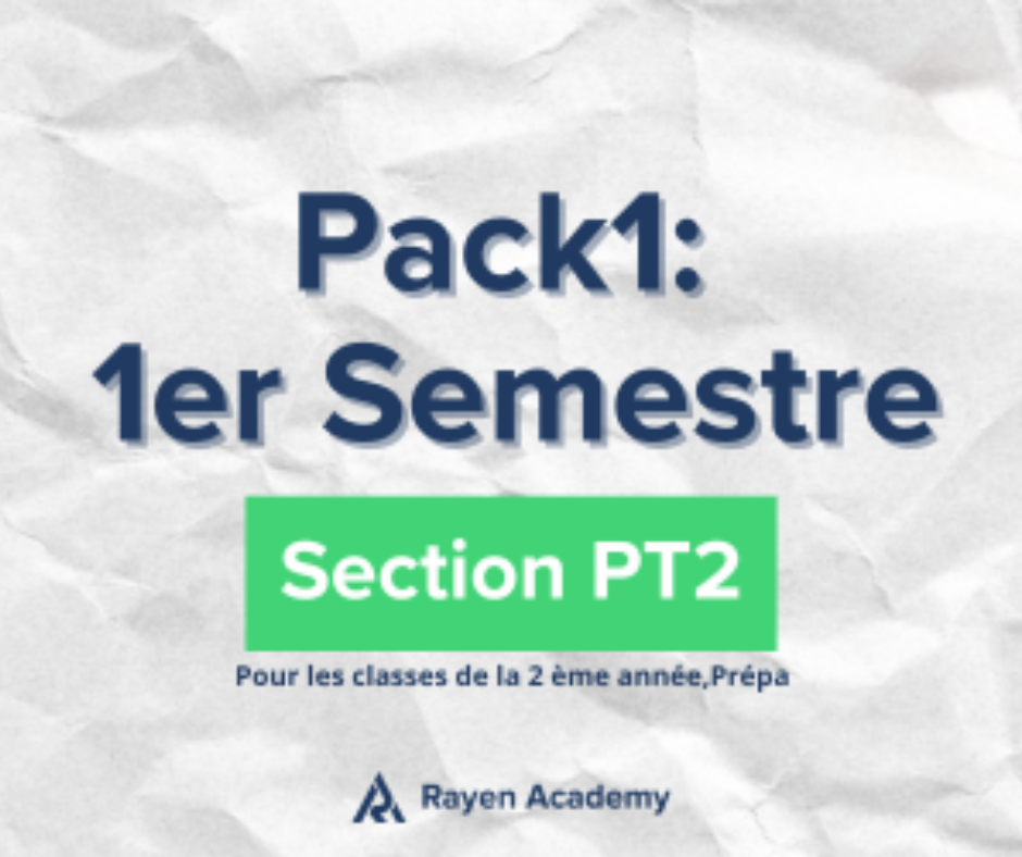 Pack 1er semestre  PT2